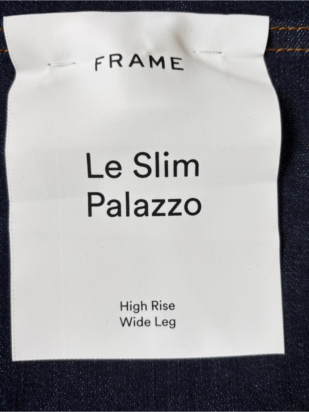 FRAME Le Slim Palazzo Jeans Women’s Sz 29 Dark Wash High Rise Wide Leg NWT *Q3 - Picture 4 of 6
